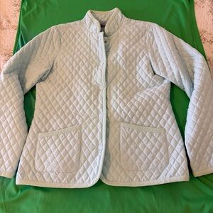 Claiborne Women's Quilted Puffer Jacket - Light Blue